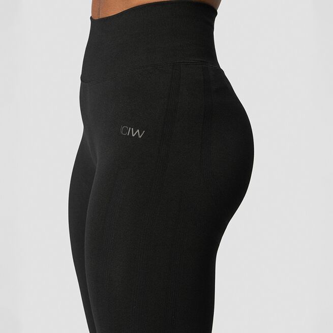 Rush Seamless Tights, Black, L  Rush Seamless Tights Svart