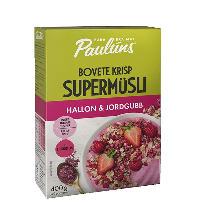Müsli Hallon Jordgubb 400 g Müsli Hallon Jordgubb 400 g