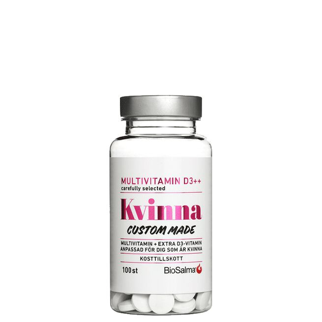Multivitamin Kvinna D-vitamin++, 100 tabletter 