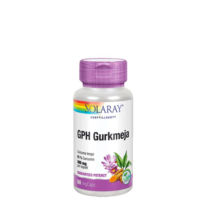 Solaray GPH Gurkmeja GPH Gurkmeja 60 kapslar