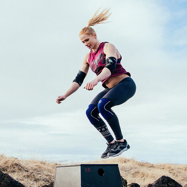 RX Knee Sleeve, 5mm, Navy/Black, XL  RX Knäskydd 5mm Blå/Svart