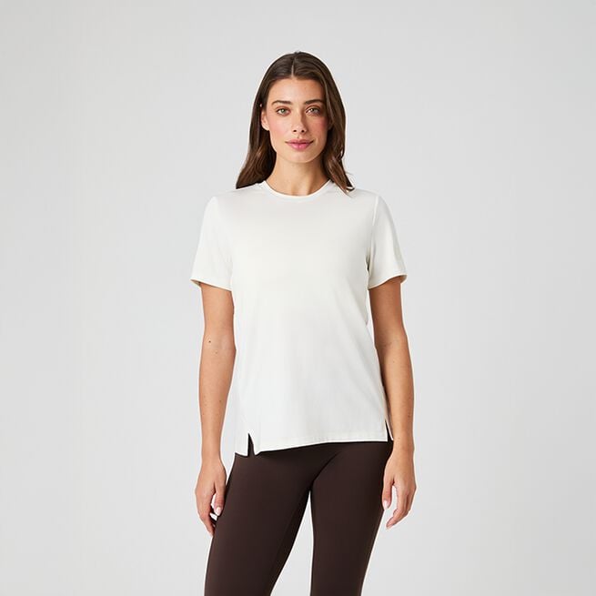 Borg T-shirt, Tofu, L T-shirt Beige