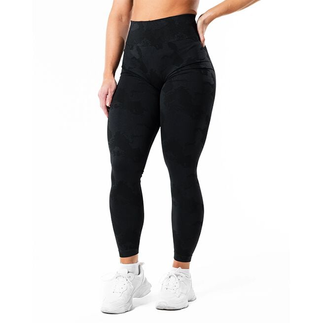 Relode Prime Scrunch Camo Tights, Svart, XS Prime Scrunch Camo Tights Svart