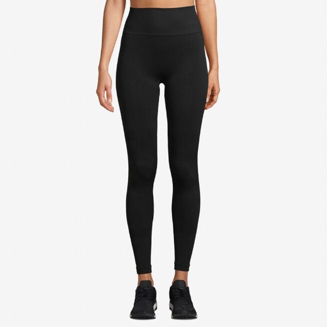 Casall Seamless Blocked Tights Black Essential Block Seamless High Waist Tights, Black