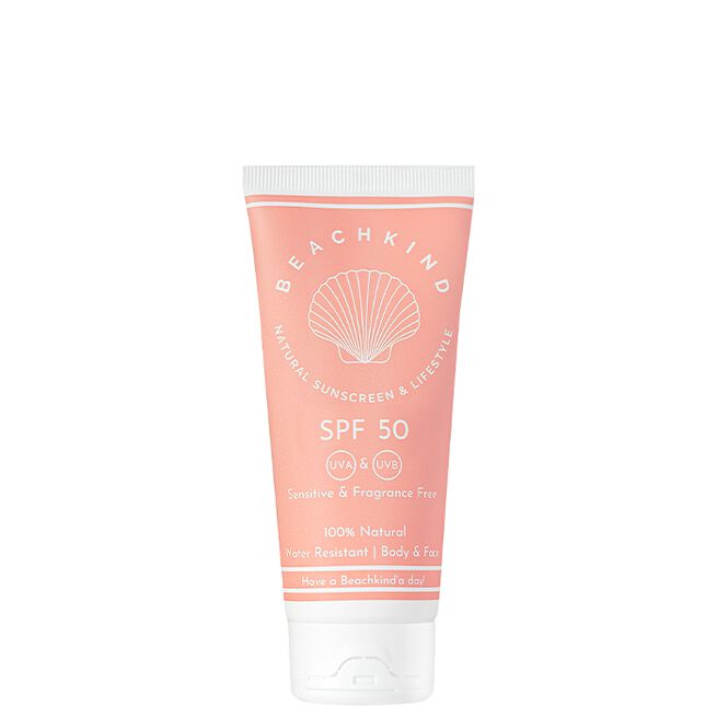 Beachkind Naturligt Solskydd Doftfri SPF50 50 ml