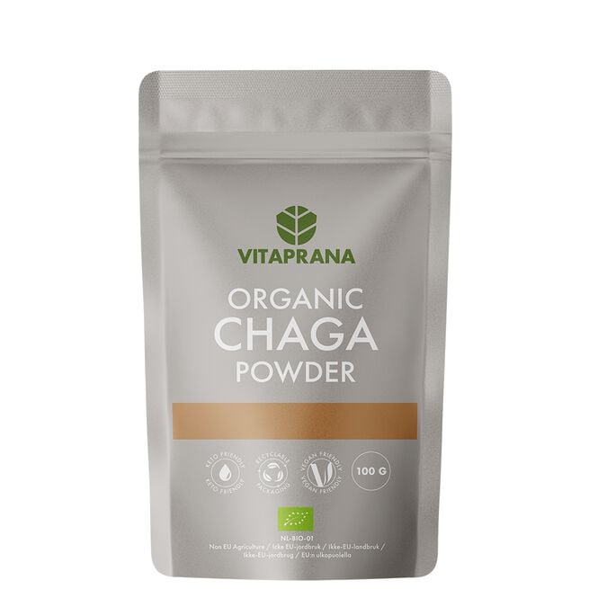 Ekologiskt Chaga Pulver, 100g Ekologiskt Chagapulver 100 g