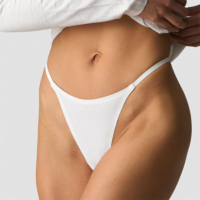 Invisible Tanga Thong 3-pack, White, L Invisible Tanga Trosa 3-pack Vit