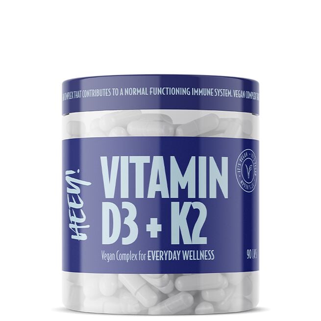 It's Heey Vitamin D3/K2 + Superfruits 90 kapslar Vegansk Vitamin D3 + K2 med Superfruits 90 kapslar