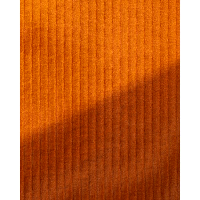 Ribbed Define Seamless Tights, Bright Orange, L 