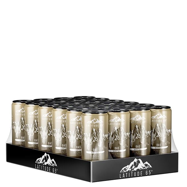 24 x Latitude 65, 330 ml, Oas 24 x Latitude 65 Energidryck 330 ml Oas - Kaktus