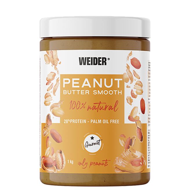 Weider Peanut Butter 1 kg Smooth Jordnötssmör 1 kg Smooth