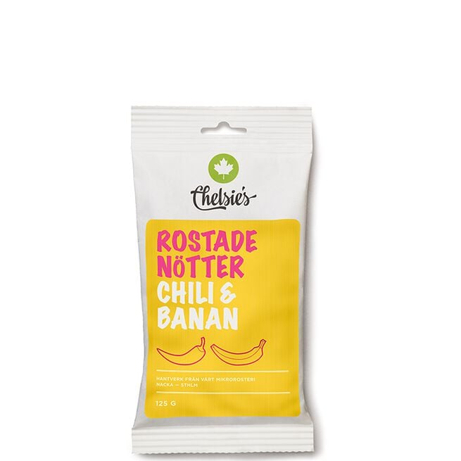 Rostade Nötter Chili Och Banan 125 g Rostade Nötter Chili Och Banan 125 g
