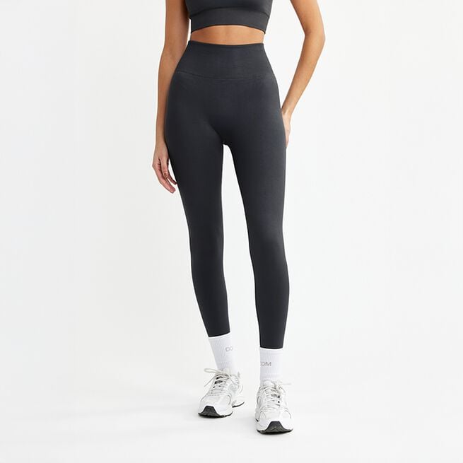 Signature Seamless Tights, Iron Grey, XS Träningstights Grå