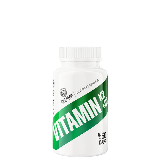 Swedish Supplements Vitamin K2+D3, 60 caps Vitamin K2 + D3 60 kapslar