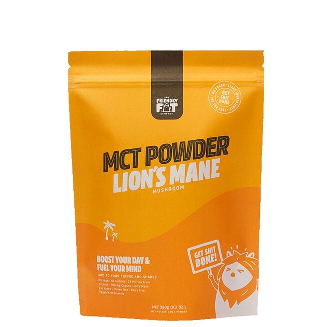 C8 MCT-pulver Lions Mane Mushroom 260 g C8 MCT-pulver Lions Mane Mushroom 260 g