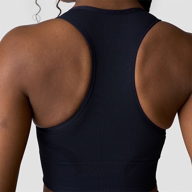 Divine Seamless Sports Bra, Navy, M  Seamless Sport-bh Marinblå