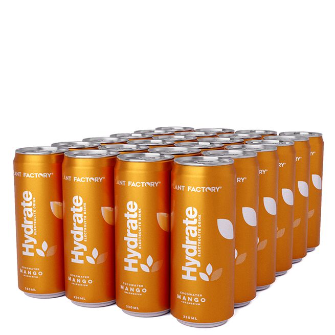 Flak Hydrate, 330 ml, Mango 24 x Hydrate Kolsyrat Kokosvatten Flak 330 ml Mango