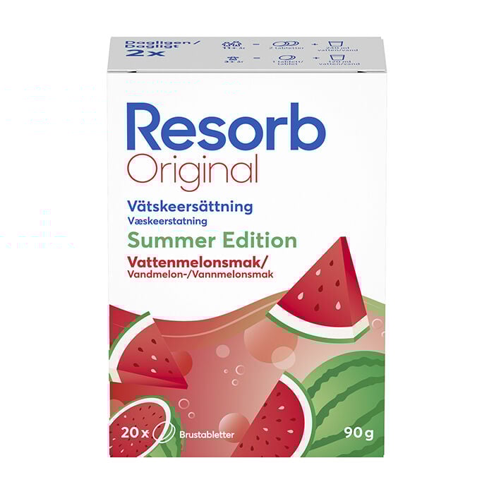 Original Vattenmelonsmak (Summer Edition) 20 st brustabletter Vattenmelon