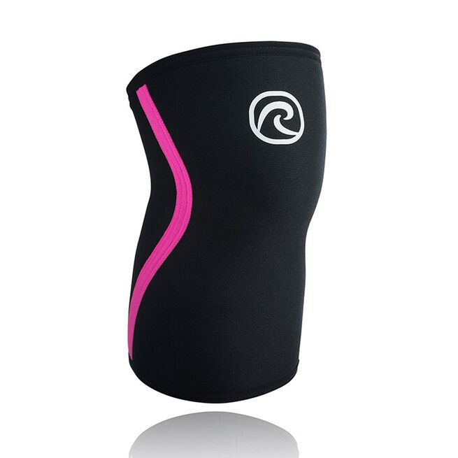 RX Knee Sleeve, 7mm, Black/Pink, M  RX Knäskydd 7mm Svart/Rosa