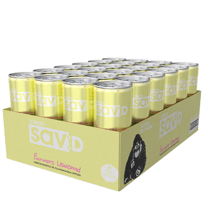 24 st Clean sav:D Flak 330 ml Farmors lemonad