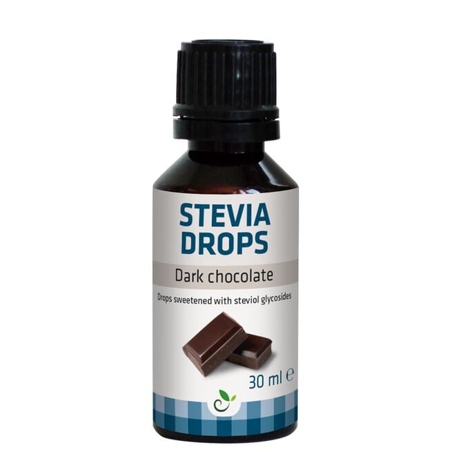 Sukrin Stevia Droppar Mörk Choklad 30 ml Stevia Droppar Mörk Choklad 30 ml