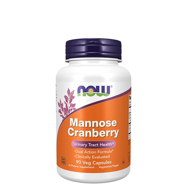 NOW Foods Mannose cranberry 90 kapslar Mannose cranberry 90 kapslar