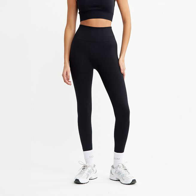 Signature Seamless Tights, Black, XS Träningstights Svart