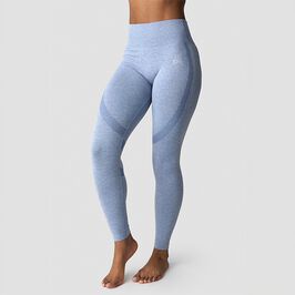 Soft Seamless Tights, Metal Blue Melange, L  Soft Seamless Tights Blå