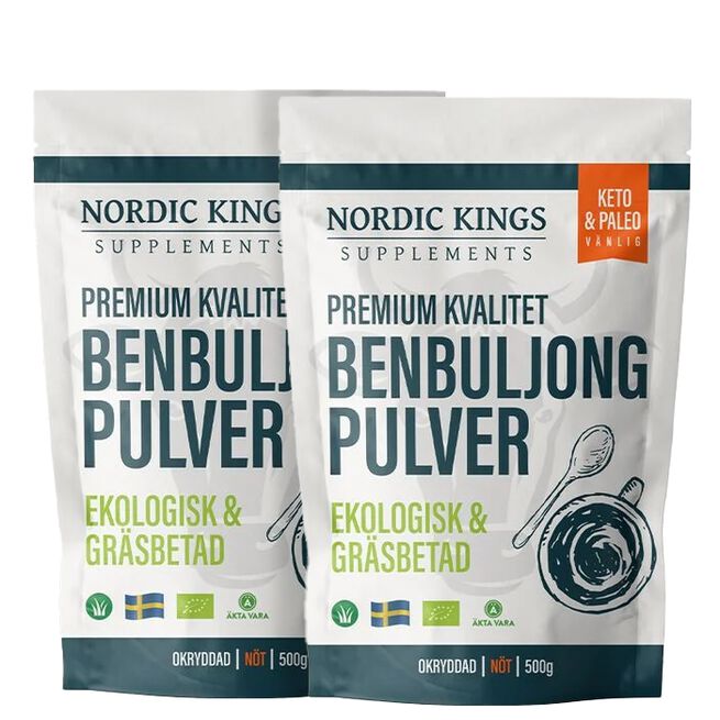 2 x Premium Benbuljongpulver EKO 500 g 2 x Premium Benbuljongpulver EKO 500 g