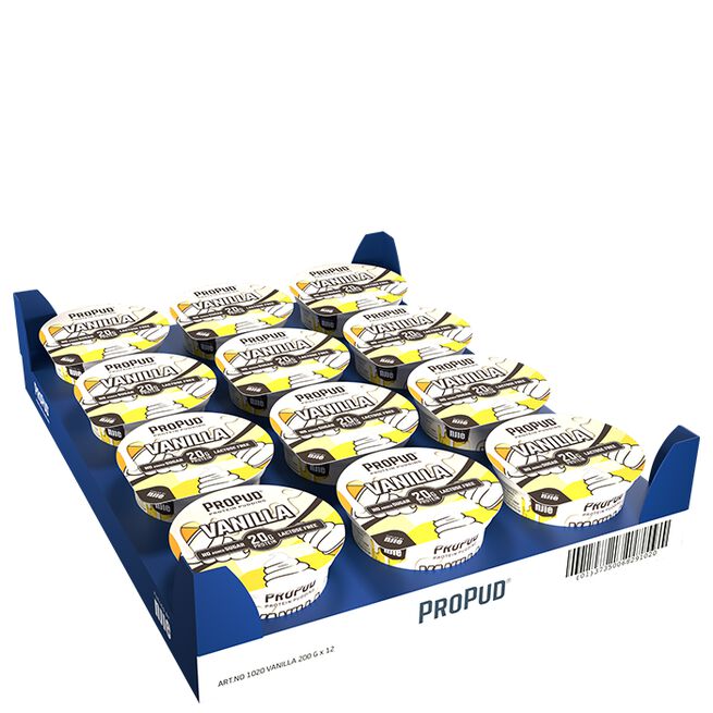12 x ProPud, 200 g, Vanilla 12 x ProPud Proteinpudding 200 g Vanilla