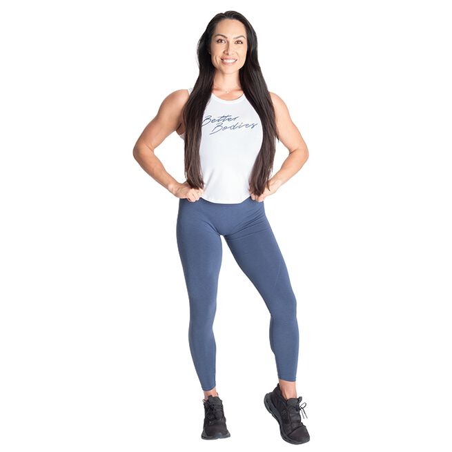Better Bodies NY Tank, White/Blue NY Linne Vit/Blå