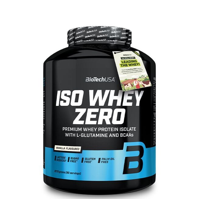 Iso Whey Zero Lactose Reduced 2270 g Vanilla Iso Whey Zero Vassleproteinisolat 2270 g Vanilla