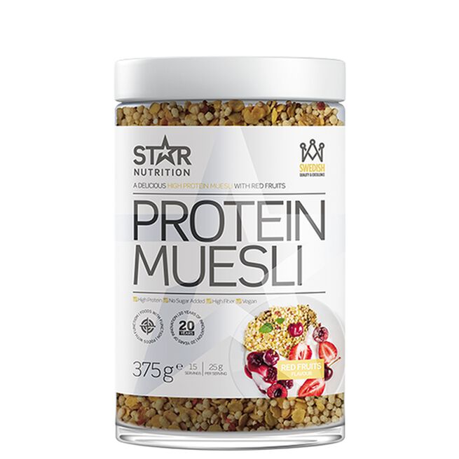 Protein musli red berries Protein Muesli, 375 g Red Fruits
