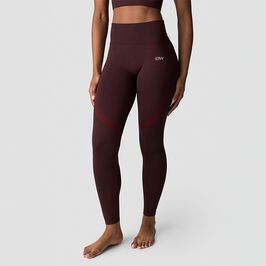 Soft Seamless Tights, Burgundy Melange, L  Soft Seamless Tights, Burgundy Melange