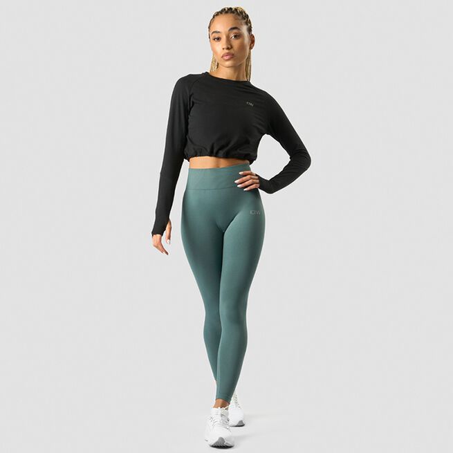 ICIW Define Cropped Adjustable Long Sleeve, Black Define Långarmad Tröja Svart