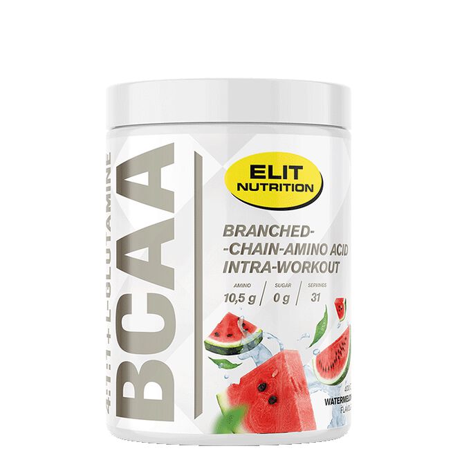 ELIT BCAA 4:1:1 + L-glutamine, 400 g, Watermelon ELIT BCAA 4:1:1 + L-glutamine, 400 g Watermelon