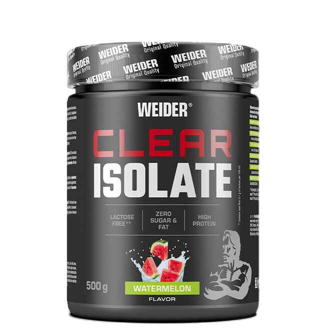 Weider Clear Isolate 500 g Watermelon Clear Isolate Vassleproteinisolat 500 g Watermelon