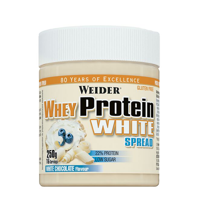 WHEY Protein White Spread, 250 g, White Chocolate Whey Protein Spread 250 g White Chocolate