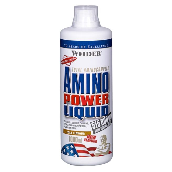 Amino Power Liquid, 1000 ml, Cola  Amino Power Liquid Flytande BCAA 1000 ml  Cola