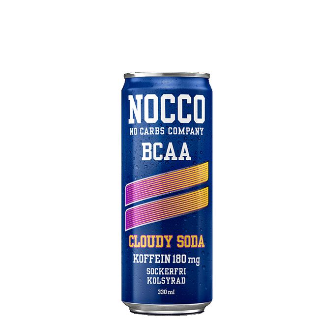 NOCCO BCAA, 330 ml, Cloudy Soda NOCCO BCAA, 330 ml Cloudy Soda