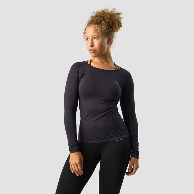 ICANIWILL Everyday Seamless LS Dark Graphite