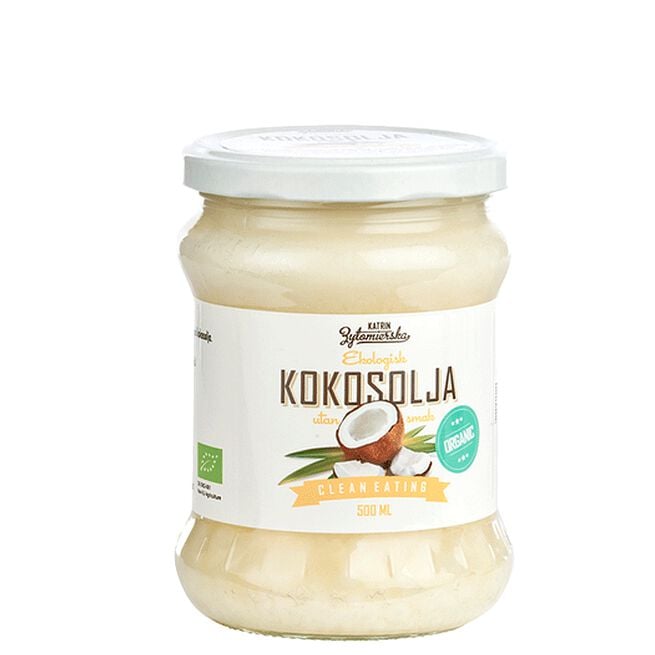 Ekologisk Kokosolja Clean Eating Kokosolja Utan Smak EKO 500 ml