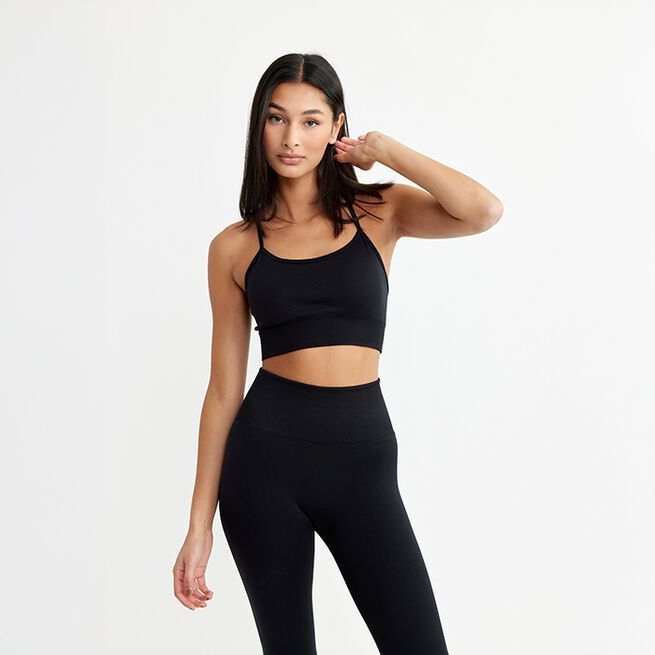 Signature Seamless Bra, Black, XS Sport-Bh Svart