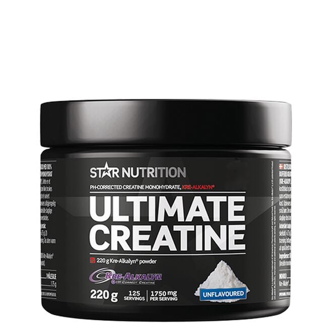 Star nutrition ultimate creatine Ultimate Creatin Kre-alkalyn Pulver Utan Smaksättning 220 g