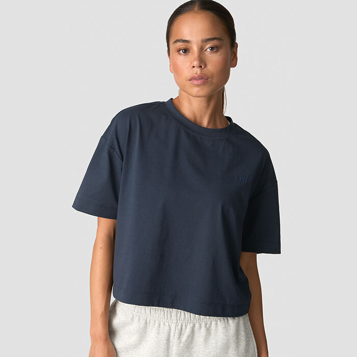 Everyday Cropped T-shirt Bl&aring;