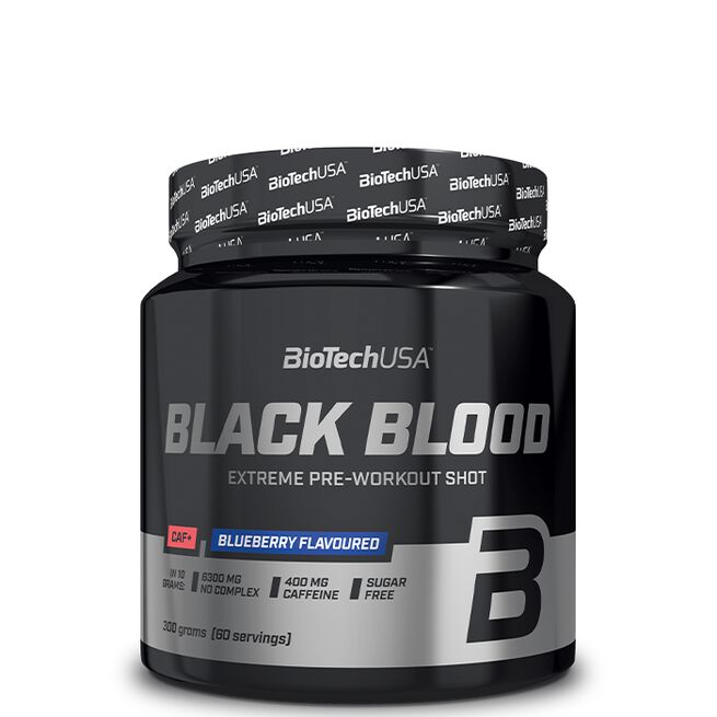 Black Blood CAF+, 300 g, Blueberry Black Blood CAF+ PWO 300 g Blåbär