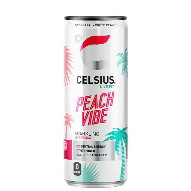 Celsius, 355 ml, Peach Vibe