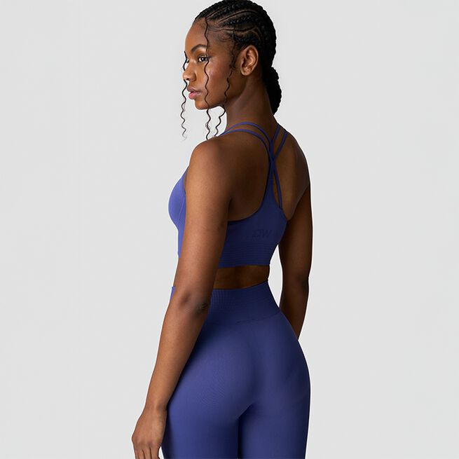 Define Seamless Sports Bra, Dark Slate Blue, L  Define Seamless Sport-bh Mörkblå