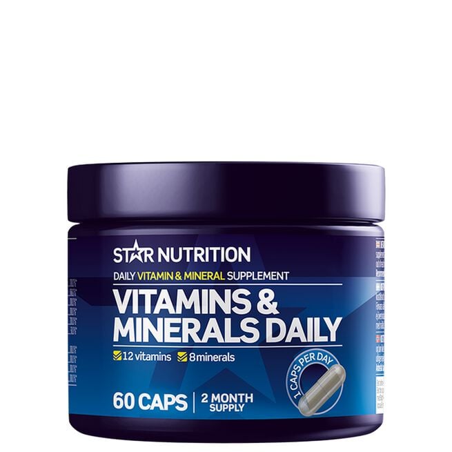 Star nutrition Vitamin minerals daily Vitamins & Minerals Daily 60 kapslar