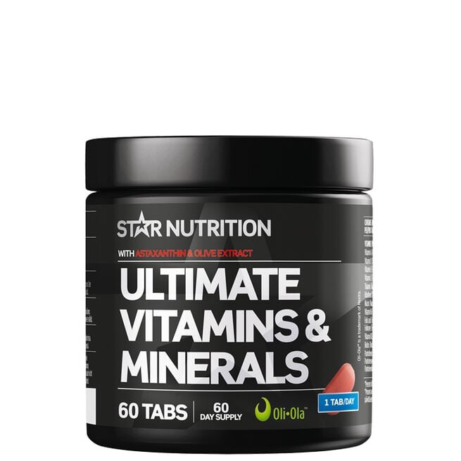 Star Nutrition Ultimare vitamins minerals Ultimate Vitamins & Minerals 60 kapslar